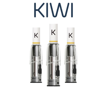 KIWI VAPOR CARTUCCE DI RICAMBIO E DRIP TIP IN COTONE KIWI SOFT CLEAR (3PZ)