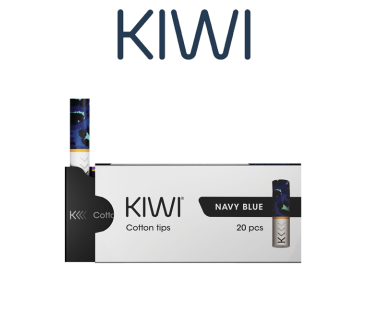 KIWI VAPOR DRIP TIP IN COTONE BLUE NAVY PER KIWI (PZ 20)