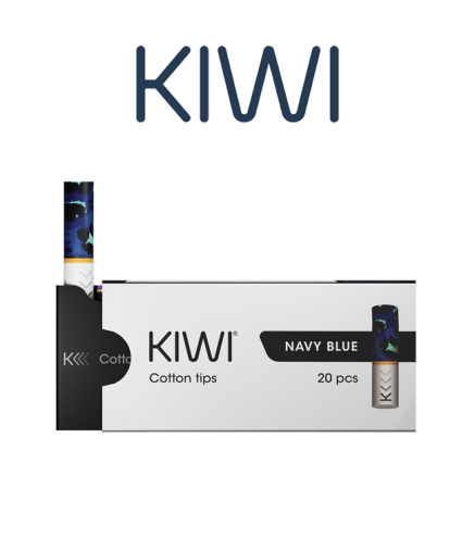 KIWI VAPOR DRIP TIP IN COTONE BLUE NAVY PER KIWI (PZ 20)