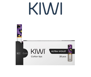 KIWI VAPOR DRIP TIP IN COTONE ULTRA VIOLET PER KIWI (PZ 20)