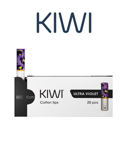 KIWI VAPOR DRIP TIP IN COTONE ULTRA VIOLET PER KIWI (PZ 20)