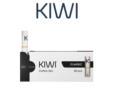 KIWI VAPOR DRIP TIP IN COTONE WHITE PER KIWI (PZ 20)