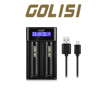 GOLISI CARICABATTERIE I2 BLACK