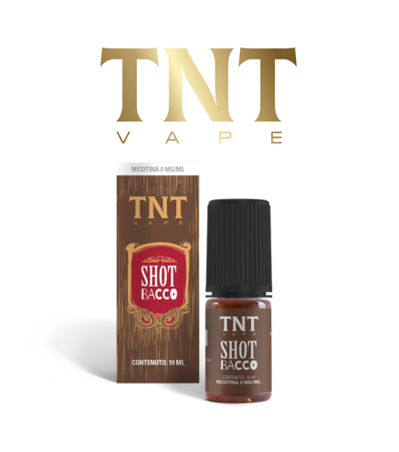 TNT VAPE LIQUIDO PRONTO SHOT BACCO 10 ML