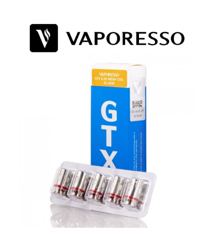 VAPORESSO COIL DI RICAMBIO GTX MESH 0.2 OHM (5PZ)