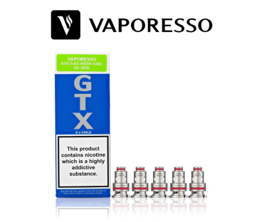 VAPORESSO COIL DI RICAMBIO GTX-2 MESH 0.6 OHM (5PZ)