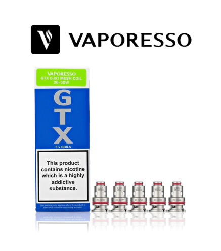 VAPORESSO COIL DI RICAMBIO GTX-2 MESH 0.6 OHM (5PZ)