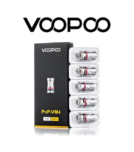VOOPOO COIL DI RICAMBIO VINCI - VINCI X - VINCI AIR MESH PNP VM4 0.6 OHM (5PZ)