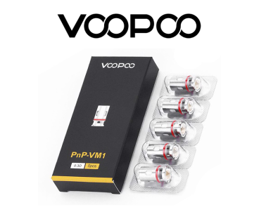 VOOPOO COIL DI RICAMBIO VINCI - VINCI X - VINCI AIR MESH PNP VM1 0.3 OHM (5PZ)