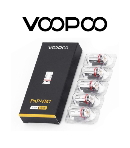 VOOPOO COIL DI RICAMBIO VINCI - VINCI X - VINCI AIR MESH PNP VM1 0.3 OHM (5PZ)