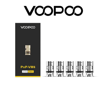 VOOPOO COIL DI RICAMBIO DRAG S E DRAG X PNP VM6 0.15 OHM (5PZ)