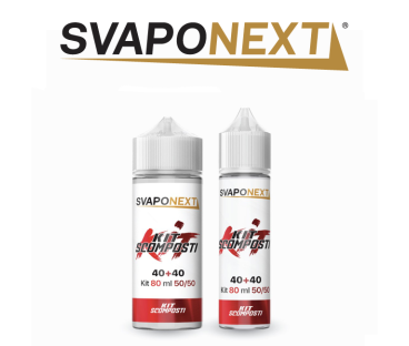 SVAPONEXT BASE KIT ROSSO 80 ML 50/50