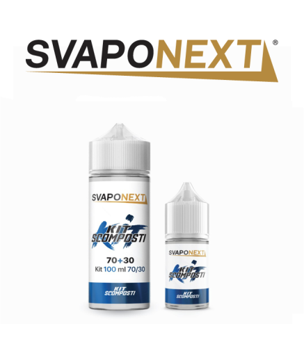 SVAPONEXT BASE KIT BLU 100 ML 70/30