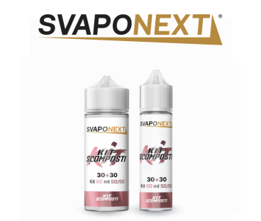 SVAPONEXT BASE KIT ROSA 60 ML 50/50