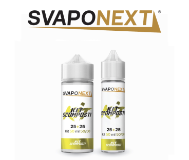 SVAPONEXT BASE KIT GIALLO 50 ML 50/50