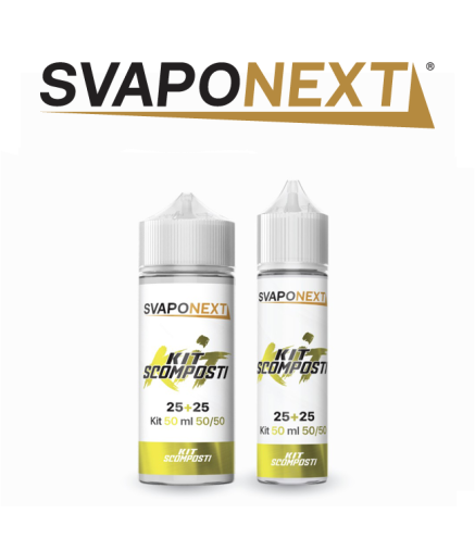 SVAPONEXT BASE KIT GIALLO 50 ML 50/50