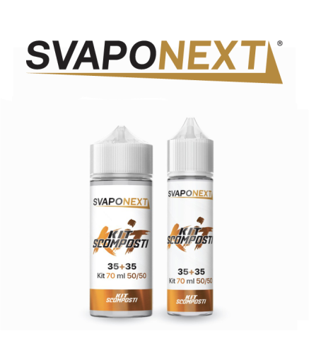 SVAPONEXT BASE KIT ARANCIONE 70 ML 50/50