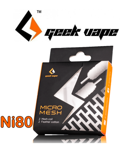 GEEKVAPE MICROMESH DI RICAMBIO ZEUS X MESH NI80 0.17 OHM