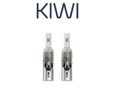 KIWI VAPOR CARTUCCE DI RICAMBIO E DRIP TIP IN COTONE KIWI 2 CLEAR (2PZ)