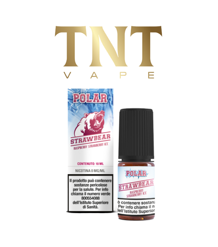 TNT VAPE LIQUIDO PRONTO POLAR STRAWBEAR 10 ML