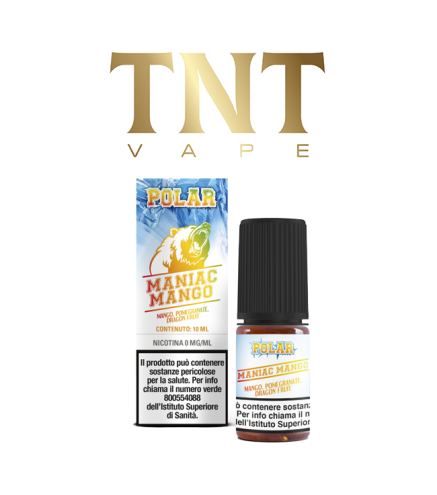 TNT VAPE LIQUIDO PRONTO POLAR MANIAC MANGO 10 ML