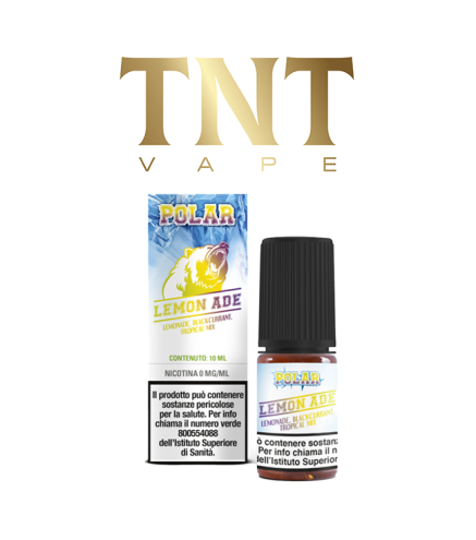 TNT VAPE LIQUIDO PRONTO POLAR LEMON ADE 10 ML