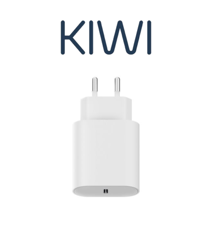 KIWI VAPOR CARICATORE USB-C DA MURO PER KIWI