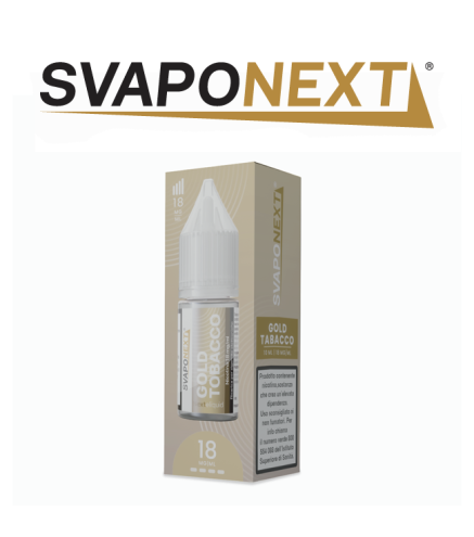SVAPONEXT LIQUIDO PRONTO NEXT ELIQUID GOLD TOBACCO 10 ML
