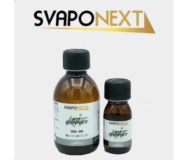 SVAPONEXT BASE KIT ARGENTO 200 ML 70/30