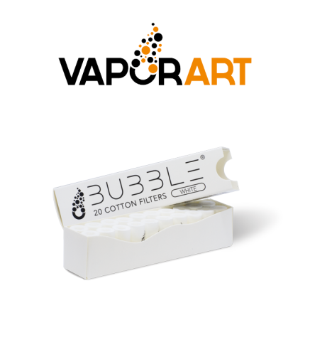 VAPORART DRIP TIP IN COTONE PER BUBBLE (20PZ)
