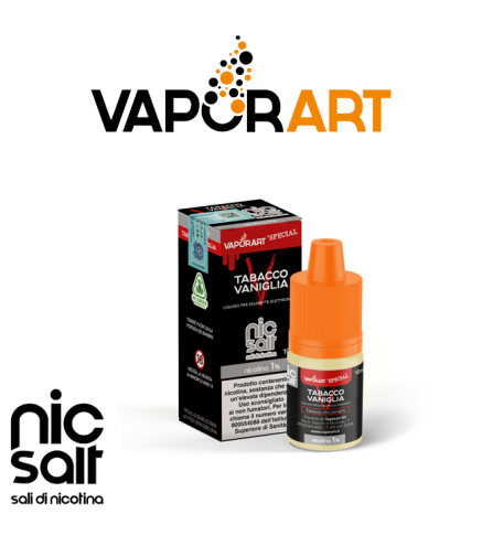 VAPORART LIQUIDO PRONTO NICSALT TABACCO VANIGLIA 10 ML