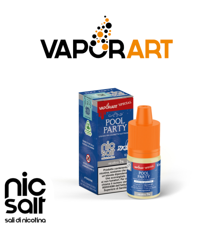 VAPORART LIQUIDO PRONTO NICSALT POOL PARTY 10 ML