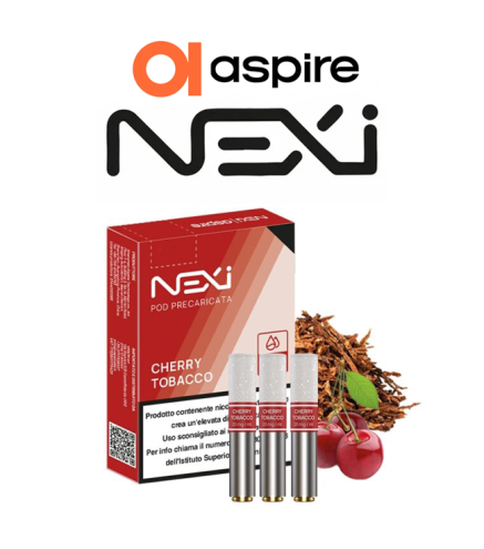 ASPIRE POD PRECARICATA NEXI ONE CHERRY TOBACCO (3PZ)