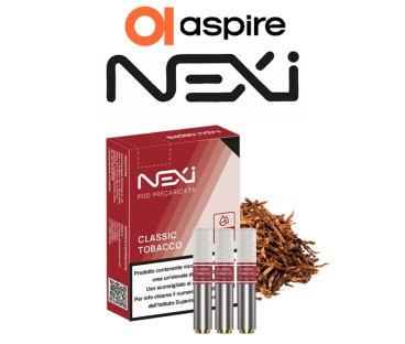 ASPIRE POD PRECARICATA NEXI ONE CLASSIC TOBACCO (3PZ)