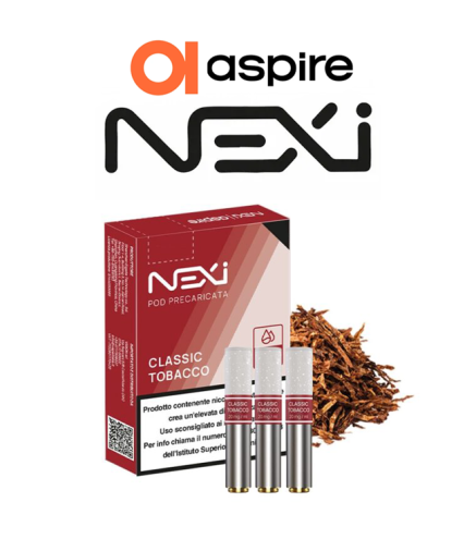 ASPIRE POD PRECARICATA NEXI ONE CLASSIC TOBACCO (3PZ)