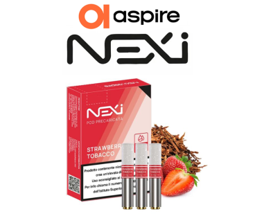 ASPIRE POD PRECARICATA NEXI ONE STRAWBERRY TOBACCO (3PZ)