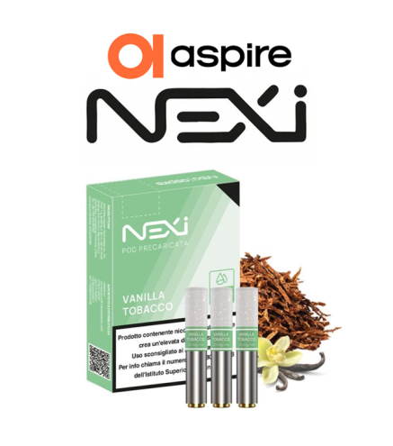 ASPIRE POD PRECARICATA NEXI ONE VANILLA TOBACCO (3PZ)