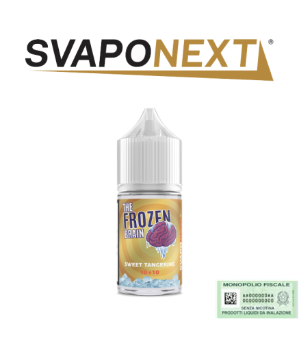 SVAPONEXT THE FROZEN BRAIN MINI SHOT 10+10 SWEET TANGERINE 10 ML