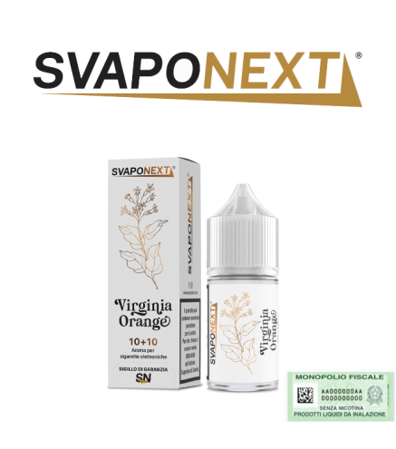 SVAPONEXT RESERVA BLANCA MINI SHOT 10+10 VIRGINIA ORANGE 10 ML