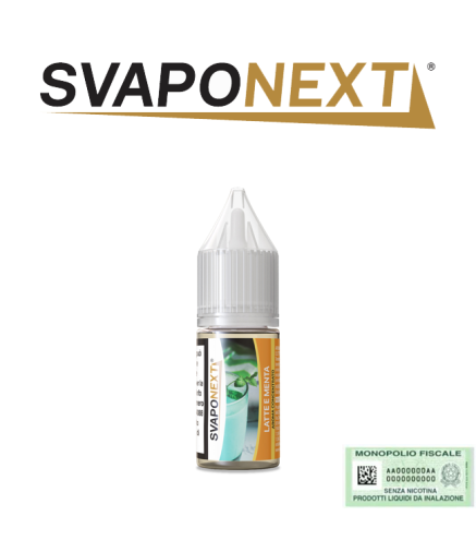 SVAPONEXT STARTER FLAVOUR AROMA CONCENTRATO LATTE E MENTA 10 ML