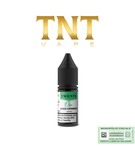 TNT VAPE AROMA CONCENTRATO TWENTY ONE BLACK CAVENDISH 10 ML