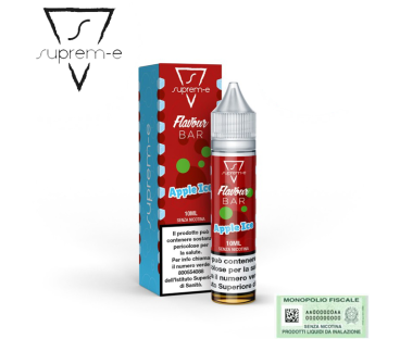 SUPREM-E MINI SHOT 10+10 FLAVOUR BAR APPLE ICE 10 ML