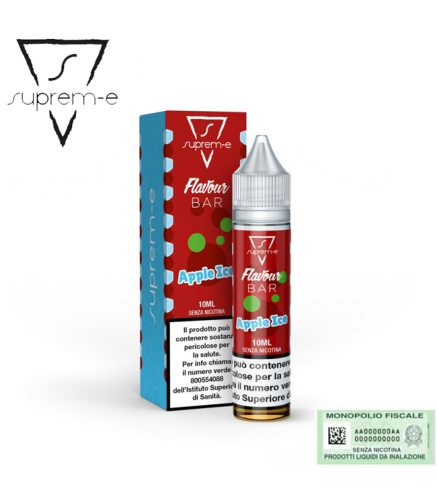 SUPREM-E MINI SHOT 10+10 FLAVOUR BAR APPLE ICE 10 ML