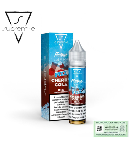 SUPREM-E MINI SHOT 10+10 FLAVOUR BAR FIZZ CHERRY COLA 10 ML