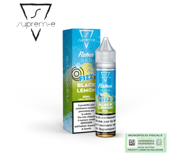 SUPREM-E MINI SHOT 10+10 FLAVOUR BAR FIZZ BLACK LEMON 10 ML
