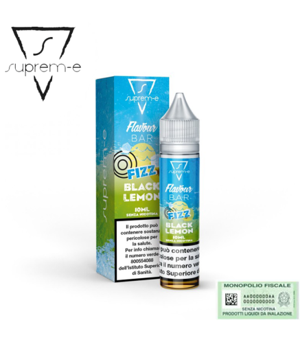 SUPREM-E MINI SHOT 10+10 FLAVOUR BAR FIZZ BLACK LEMON 10 ML