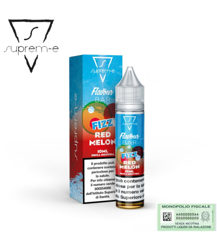 SUPREM-E MINI SHOT 10+10 FLAVOUR BAR FIZZ RED MELON 10 ML