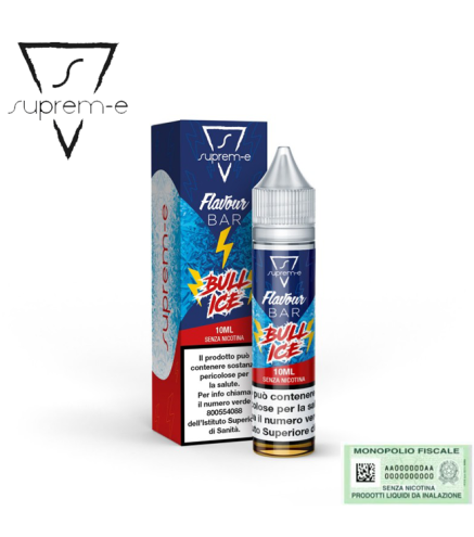 SUPREM-E MINI SHOT 10+10 FLAVOUR BAR BULL ICE 10 ML