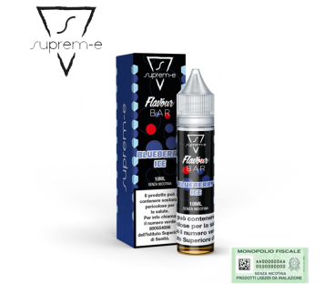 SUPREM-E MINI SHOT 10+10 FLAVOUR BAR BLUEBERRY ICE 10 ML