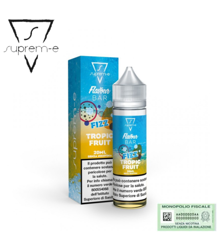 SUPREM-E SHOT FLAVOUR BAR FIZZ TROPIC FRUIT 20 ML